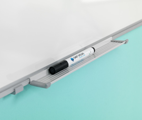 Smit Whiteboard, Emailstahl weiß, Softline 8 mm - Aluminium Rahmen - 30x45 cm